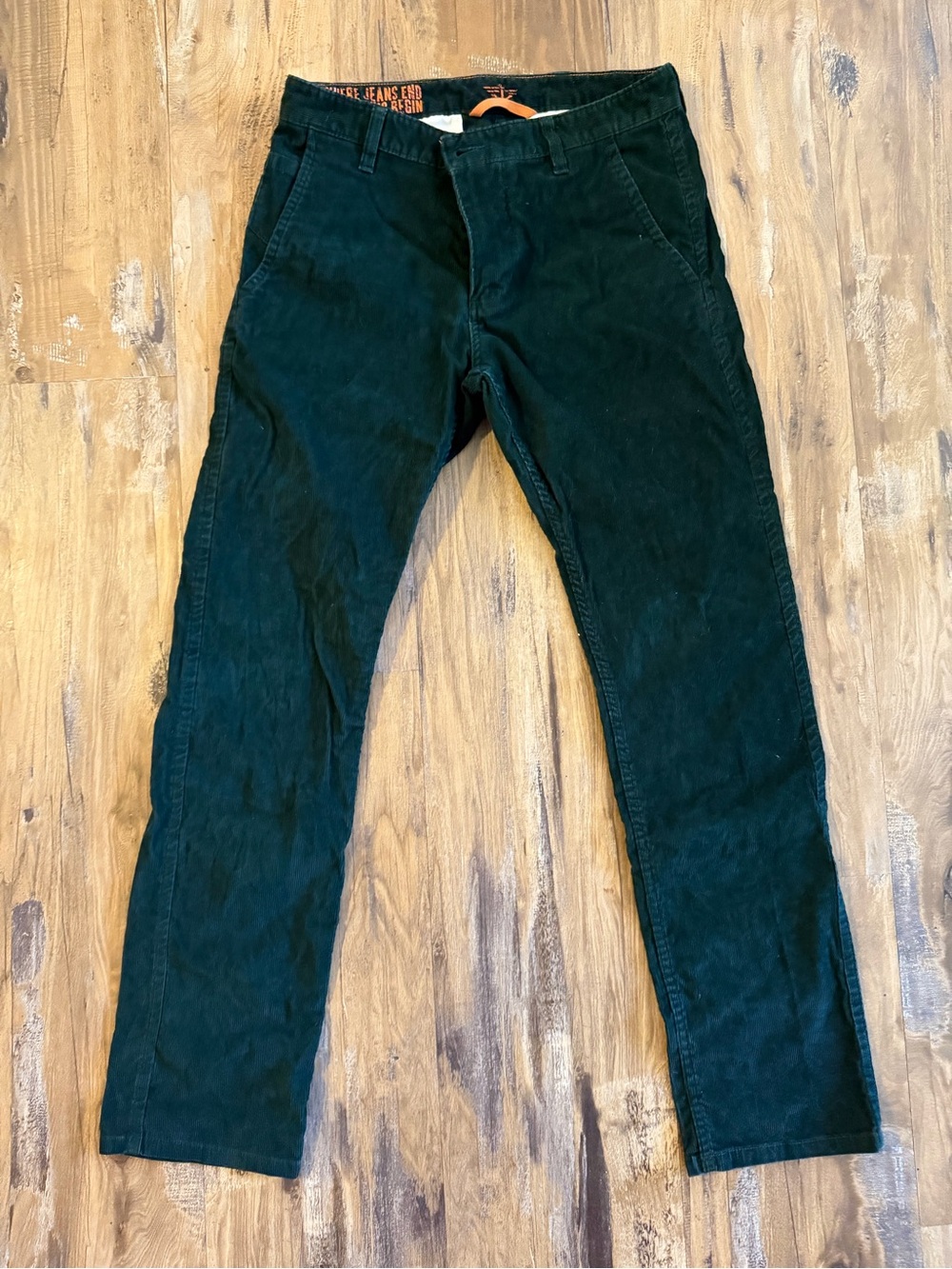 Dockers Men’s Dark Green Corduroy Pants - Straight Leg